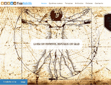 Tablet Screenshot of fisioholistik.com